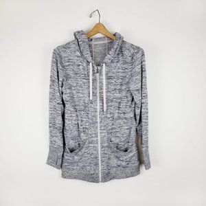 Athleta full zip hooded athletic jacket womens M?